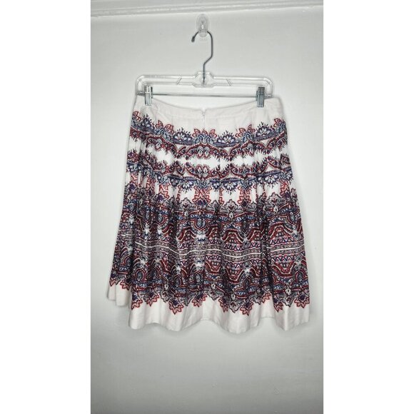 Talbots Women's Floral pleated Knee Length Skirt Size 6P - Picture 4 of 6